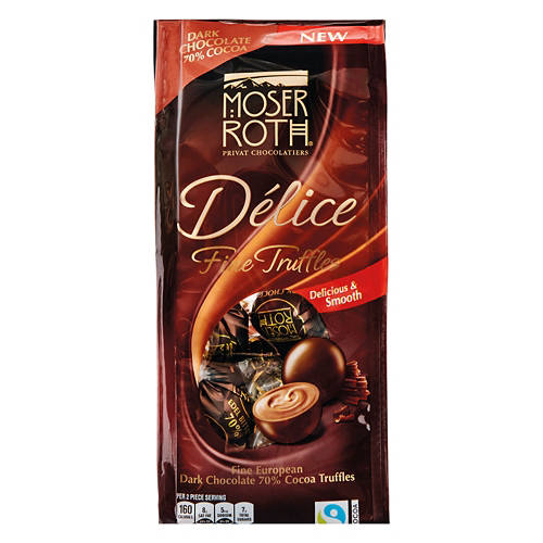 Moser Roth Dark Chocolate Delice Truffles, 5 oz